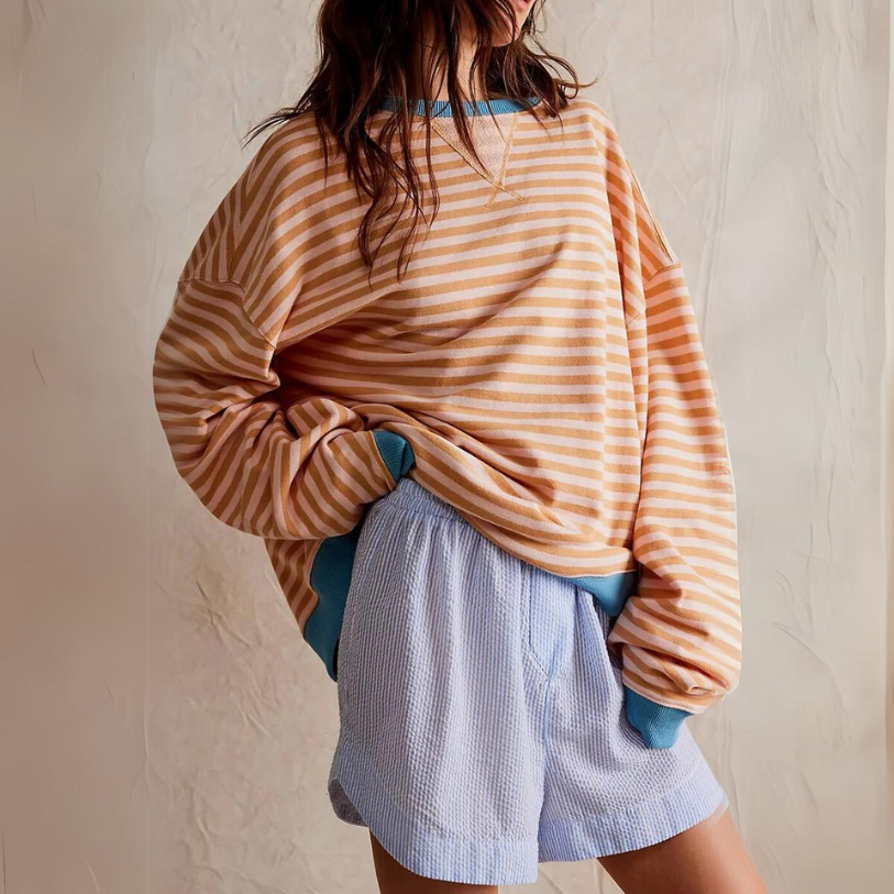 THE STRIPED LUCY SWEATER