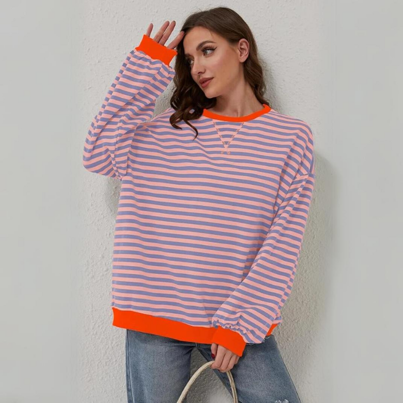 THE STRIPED LUCY SWEATER