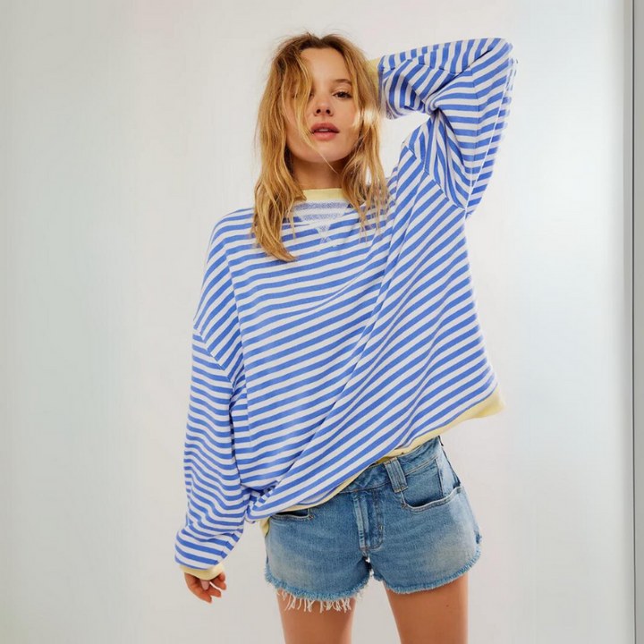 THE STRIPED LUCY SWEATER