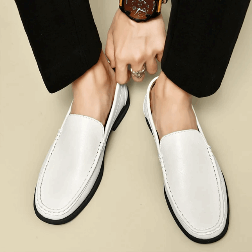 THE MASSIMO LOAFER - WIT