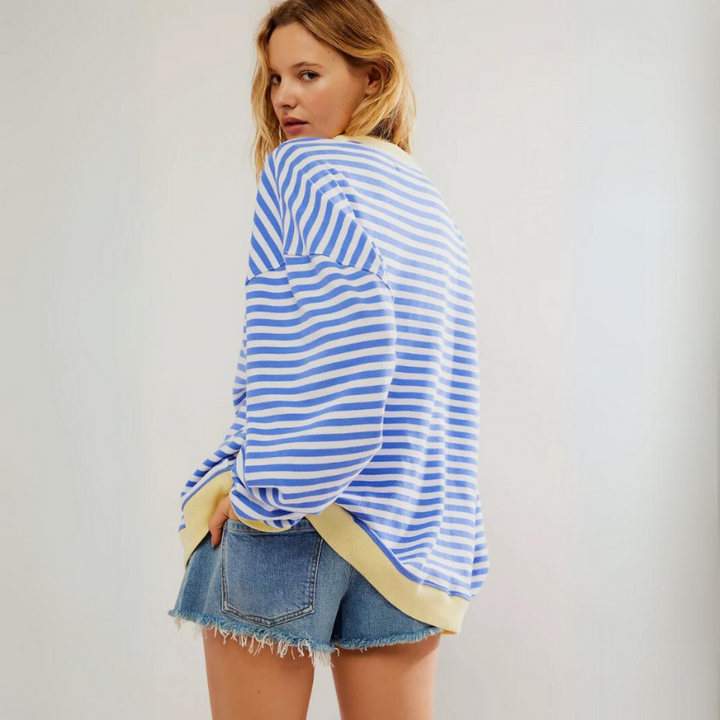 THE STRIPED LUCY SWEATER