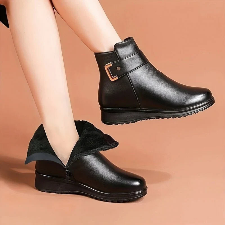 THE LEATHER MARION BOOTS