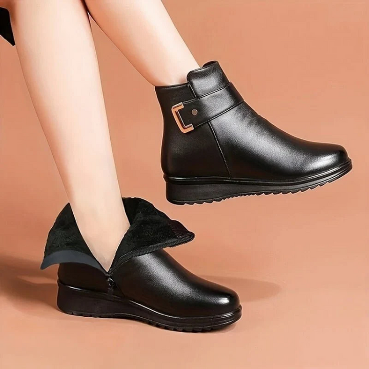 THE LEATHER MARION BOOTS