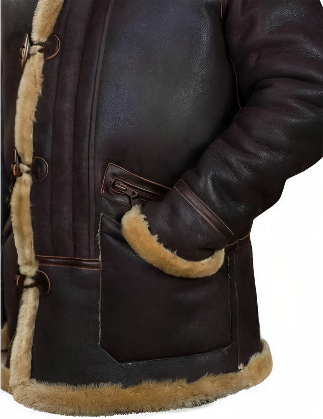 THE KYLE LEATHER COAT