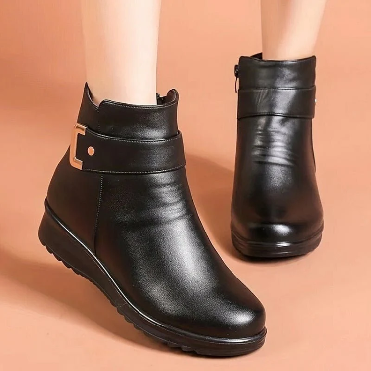 THE LEATHER MARION BOOTS