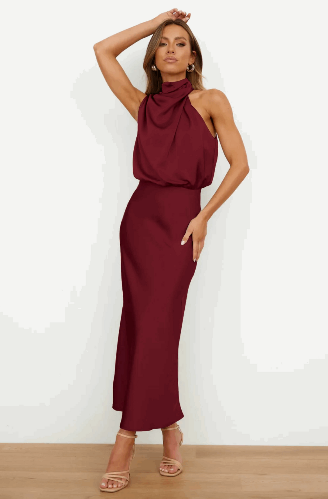 THE LARISSA DRESS - ROOD