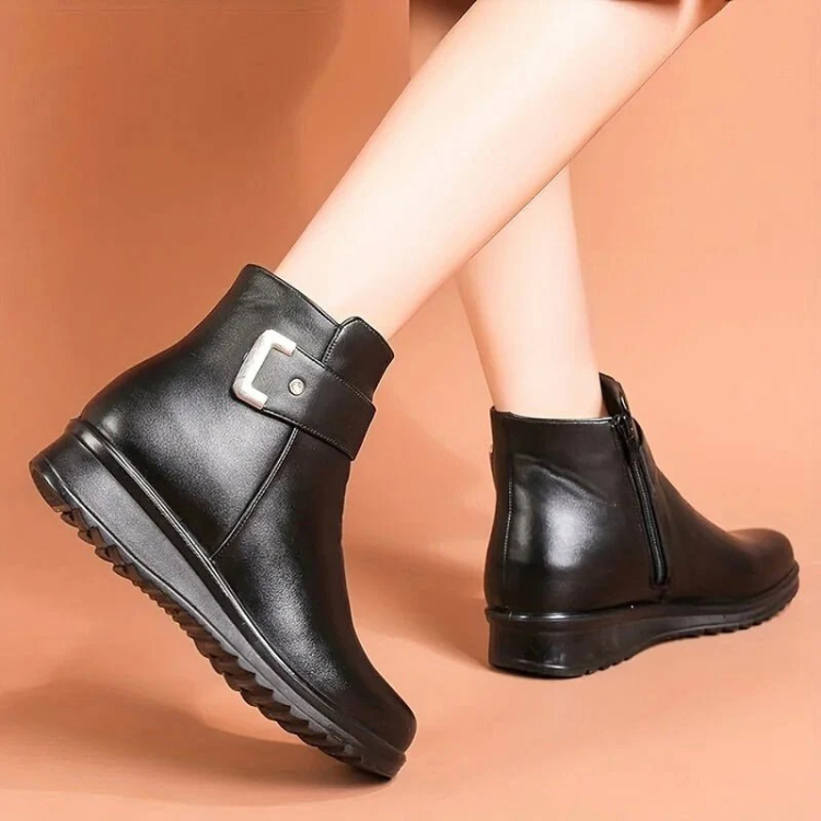 THE LEATHER MARION BOOTS