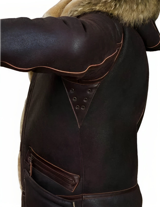 THE KYLE LEATHER COAT