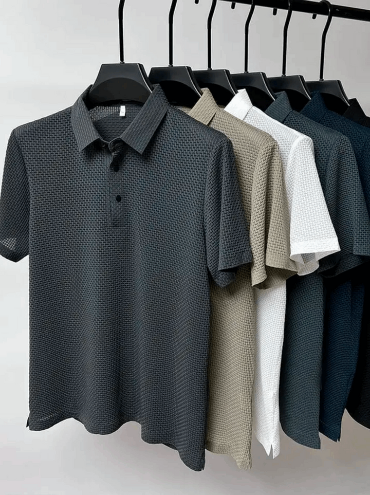 THE ELEGANZA POLO - BLAUW