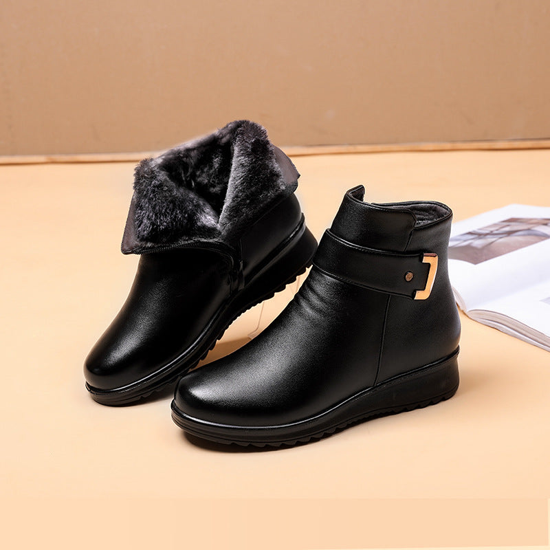 THE LEATHER MARION BOOTS